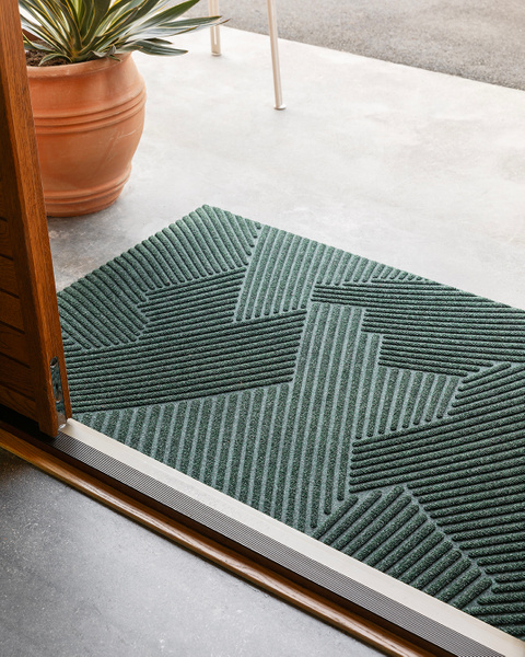 Heymat Hex Soil Doormat for Indoor and Outdoor | Brown