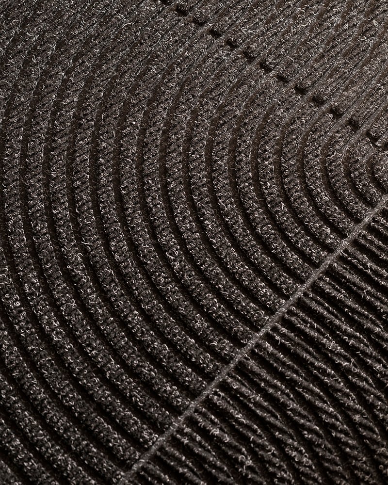 Heymat Zen Entry Mat Tiles | Black