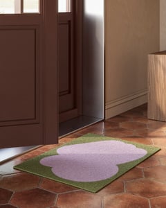 Heymat X Sight Unseen Lilac Front Doormat for Indoor Entry
